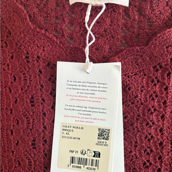 NWT Sezane Noelia Cardigan - Picture 3 of 4